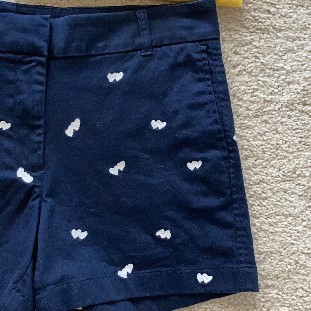 J. Crew Heart Embroidered Shorts - Picture 4 of 5